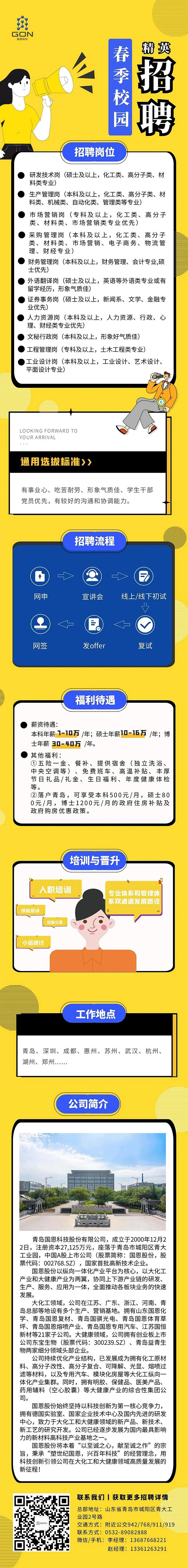 国恩股份2022年春季校招正式启动(图1)